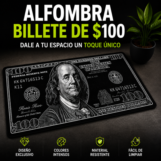Alfombra Billete de $100 💵 | Money Rug