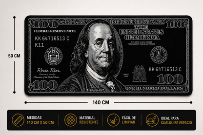 Alfombra Billete de $100 💵 | Money Rug